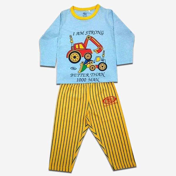Kids winter Full Sleeve T-shirt and Full Pant (Model: ATS-10)