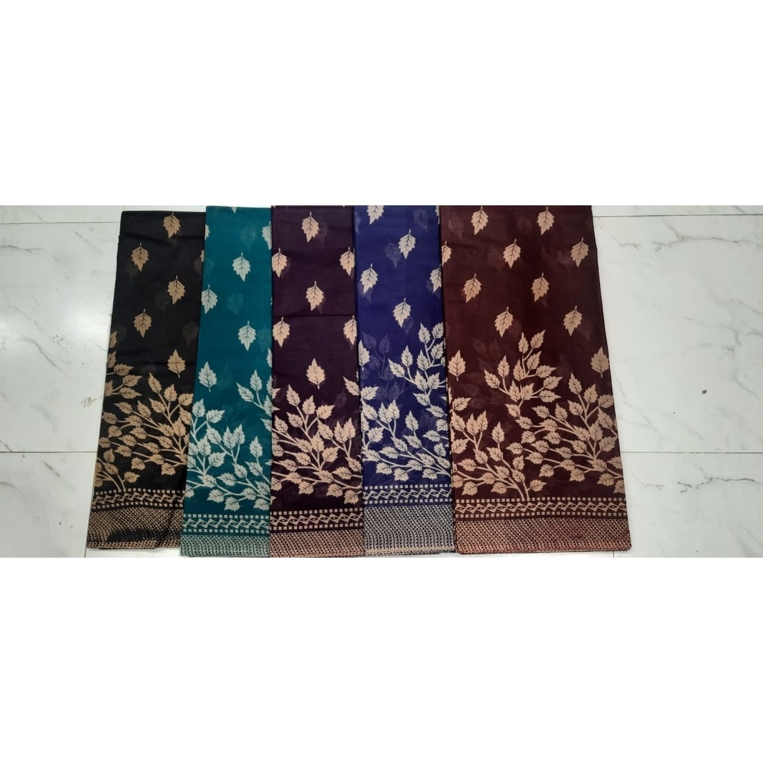 Low budget multicolor printed cotton saree in wholesale price(LBS-2016)