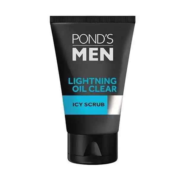 Pond’s Men Lightning Oil Clear Icy Scrub- Per Carton 24 Packs- 100g