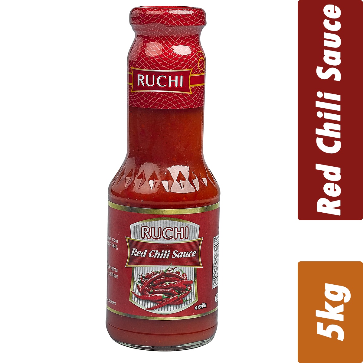 Ruchi Red Chili Sauce- Per Carton 01 Pieces- 5kg