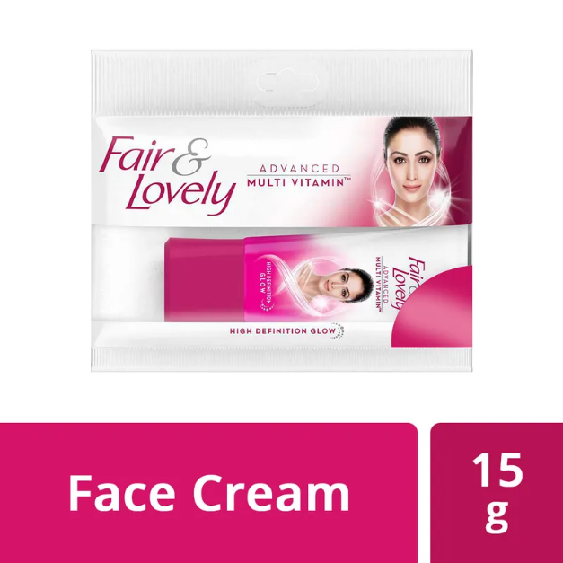 Fair & Lovely Cream- Advanced Multi-Vitamin- Per Carton 72 Packs- 15g