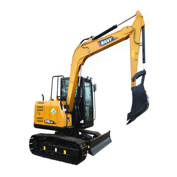 SANY Brand New Hydraulic Excavator with Japanese engine Kubota, Battery: 2 X 12 V, Bucket: 0.32Cum, High Power Excavator (SY80C-9)