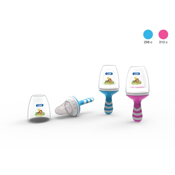 LION SILICON FRUIT FEEDER (BPA FREE) 1 PC BLISTER CARD