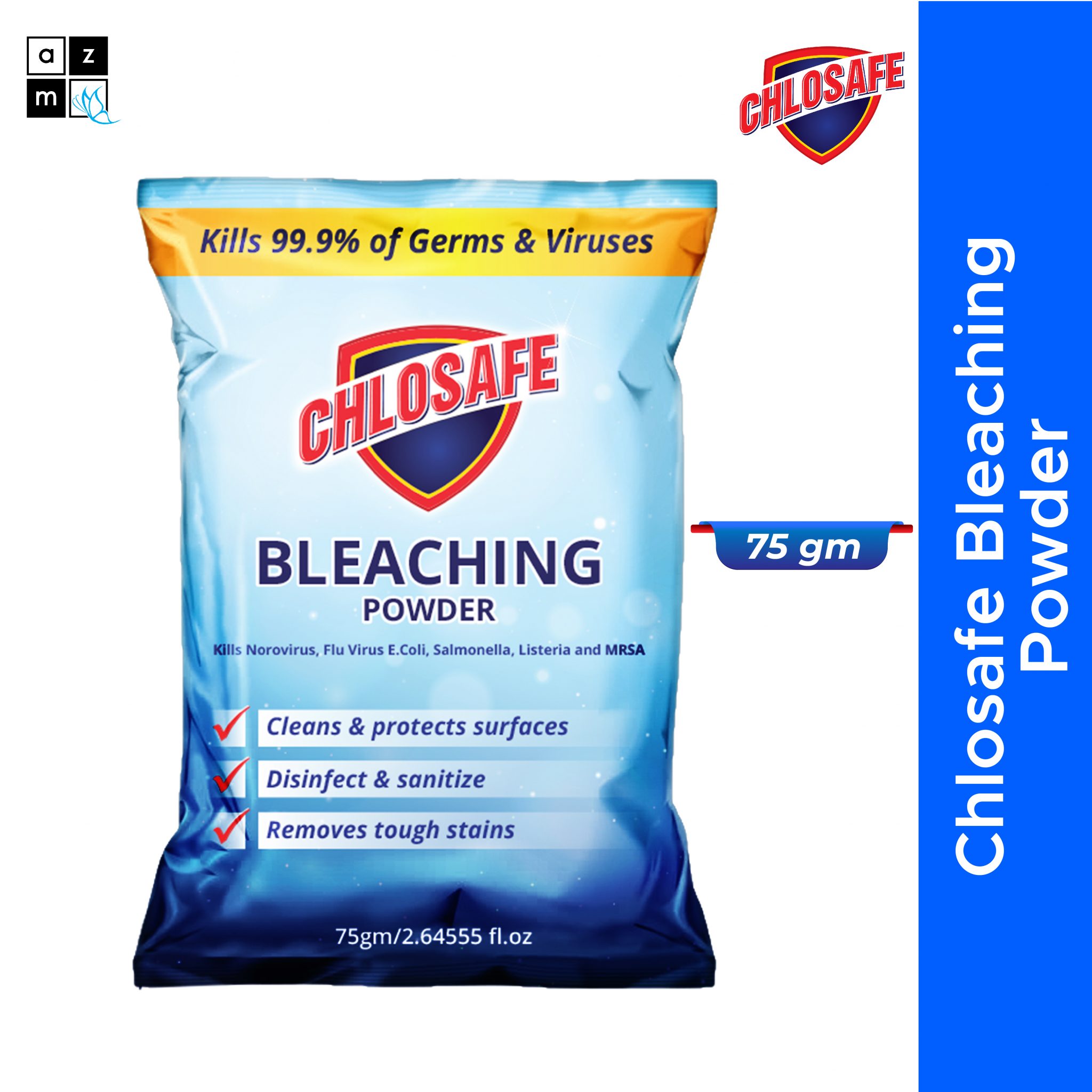 Chlosafe Stable Bleaching Powder (SBP) Packet(75 gm)