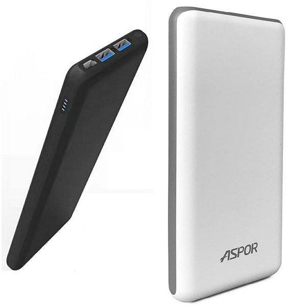 Smart Digital A327 – Universal Quick Charging 16000 mAh Power Bank – Black-white