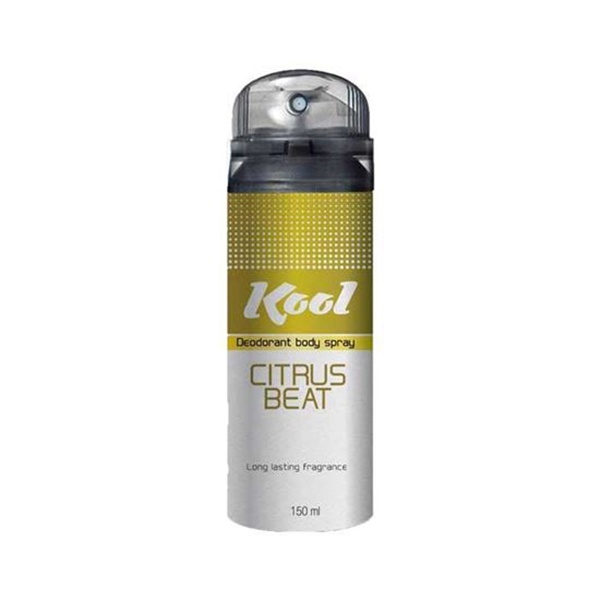 Kool Deodrant Body Spray- Citrus Beat (150ml)