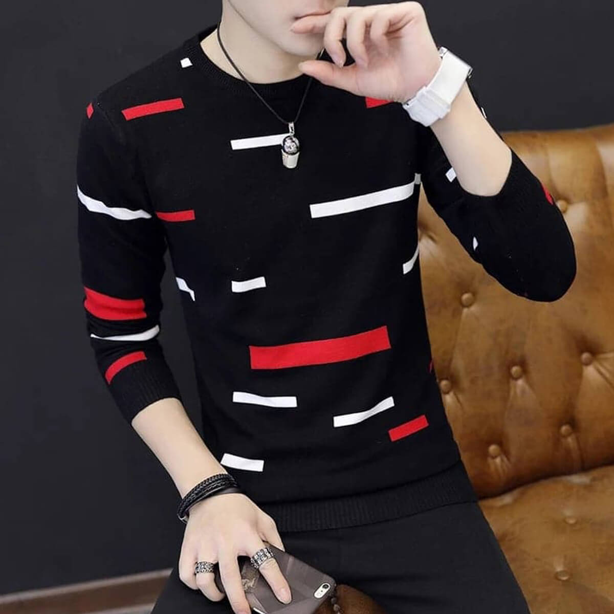 100% Cotton Men’s Full Sleeve T-Shirt (Code – 4010)