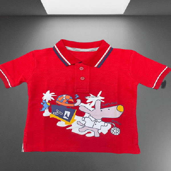 New Design Casual Boys Short Sleeve Polo Shirt