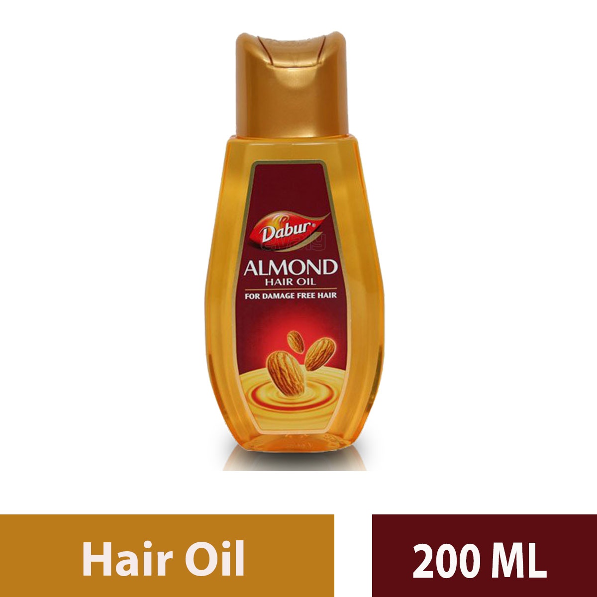 Dabur Almond Hair Oil- Per Case 24 Bottles- 200ml