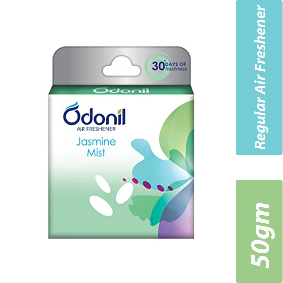 Dabur- Odonil Bathroom Air Freshener Regular - Jasmine Mist- Per Case 144 Pieces- 50g