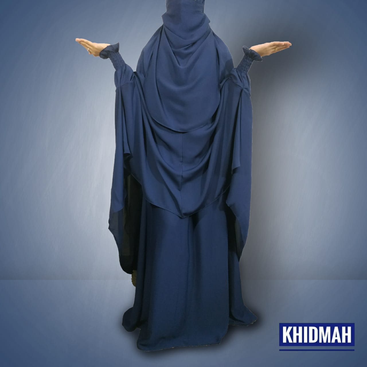 Exclusive collection khimar borka(Teal blue)