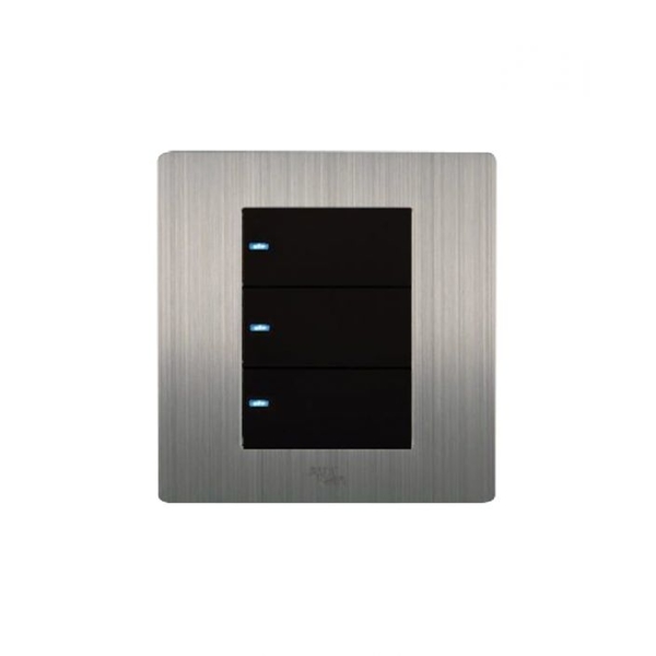 European Standard ART DNA A69 Series 16A 3 GANG Impress switch LED