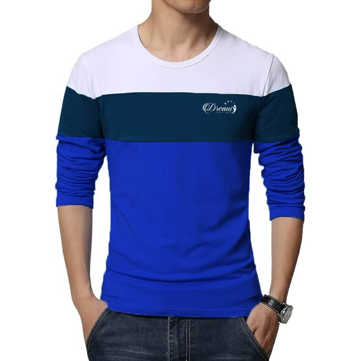 100% Cotton Men’s Full Sleeve T-Shirt (Code – 4007)