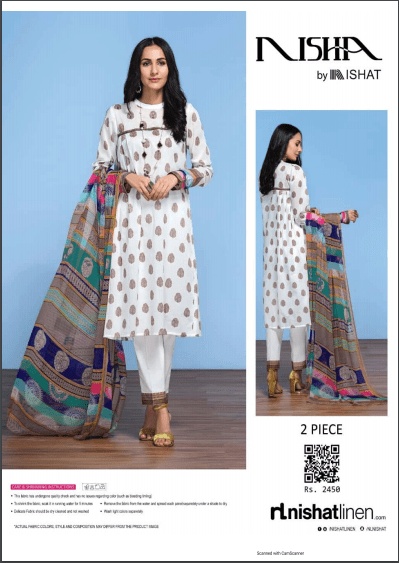 ORIGINAL NISHA By NISHAT Digital Printed Luxury Lawn