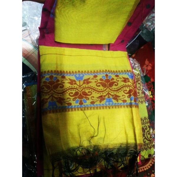 Pure cotton Tat three piece(তাত থ্রী পিস)- 20212