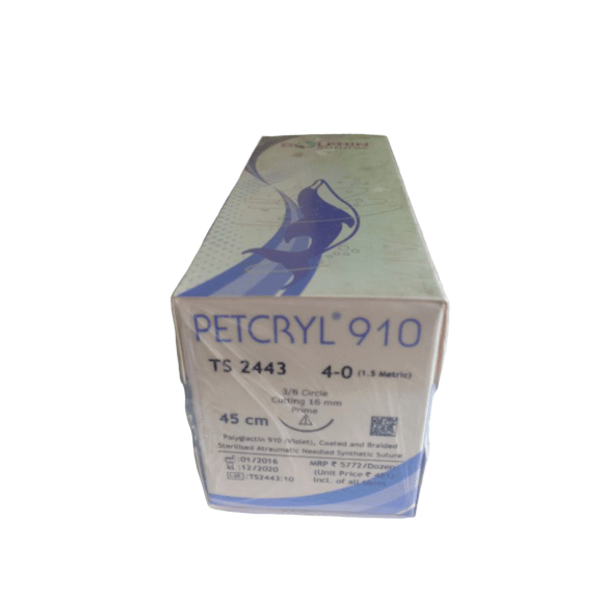 100% Original PETCRYL-910 Absorbable Surgical Synthetic Suture U.S.P(TS-2443)