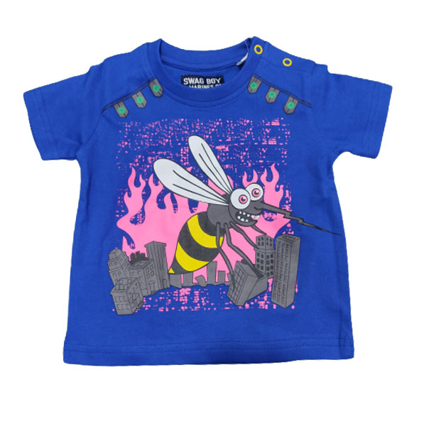 New Design Round Neck Short Sleeve Boys T-shirt