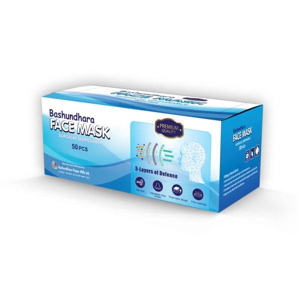Bashundhara Face Mask- (Premium)