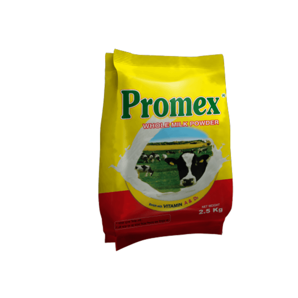 Halal Certified Newzeland origin Promex Instant Full Cream Whole Milk Powder ( 2.5 kg) Pack