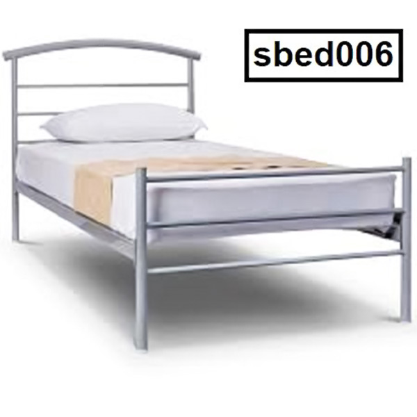 High-Quality Classic Design Single Steel Bed Model (006)