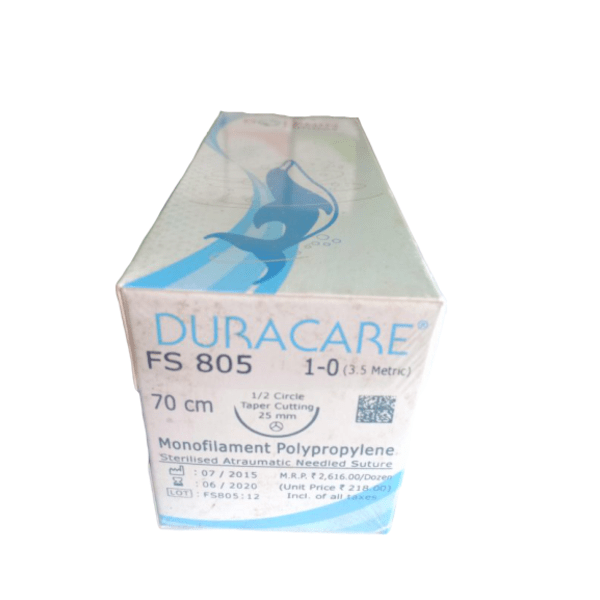 100% Original DURACARE MANAFILAMEMT POLYPROPYLENE NON-ABSORBABLE SURGICAL SUTURE U.S.P(FS805)