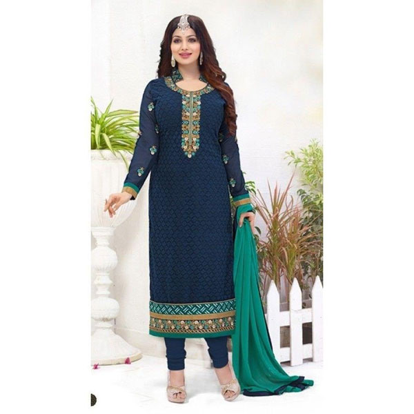 New Design Cotton Embroidery Three Piece