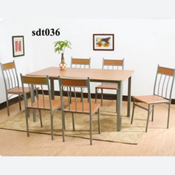 Modern High-Quality Steel Dining Table Model (036)
