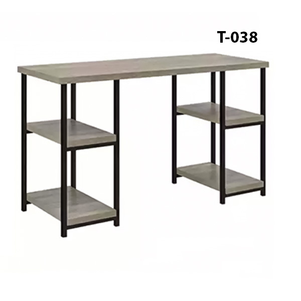 Desktop Computer and Laptop Table with Shelf Model (038)