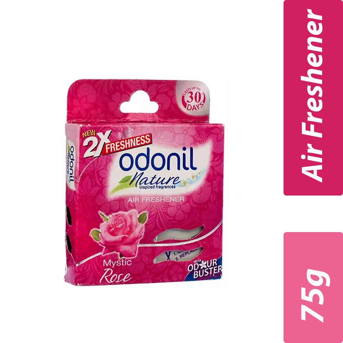Dabur- Odonil Bathroom Air Freshener Regular - Mystic Rose- Per Case 96 Pieces- 75g