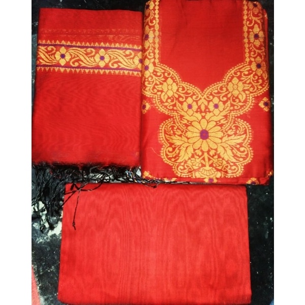 Pure cotton Tat three piece(তাত থ্রী পিস)- 20207