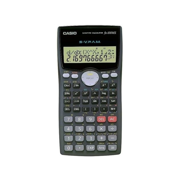100% Original CASIO fx-100MS Standard Non-Programmable Scientific Calculator