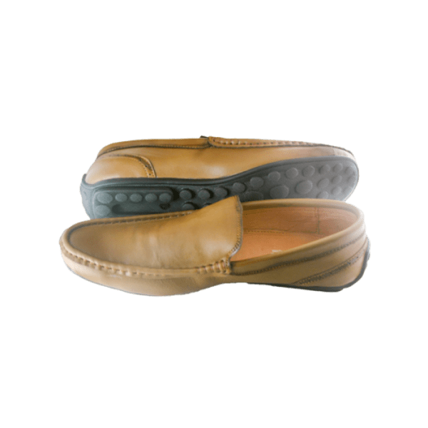 100% leather TPR Sole Brown Loafer shoes (2026)