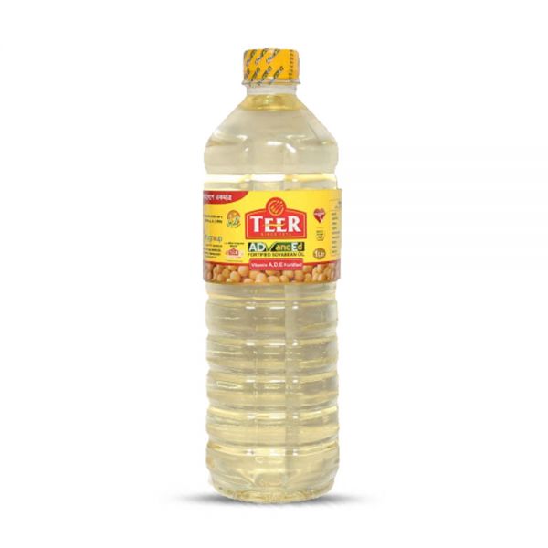 Teer Advanced Soybean Oil- Vitamin A, D, E Fortified Oil- Good For Heart, Excellent source of linoleic acid- 1 litre