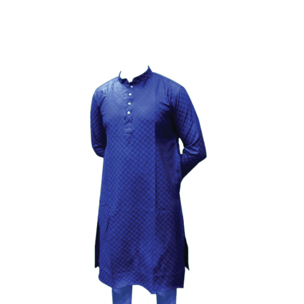 100% Cotton Panjabi (‡¶ï‡¶ü‡¶® ‡¶™‡¶æ‡¶û‡ßç‡¶ú‡¶æ‡¶¨‡¶ø) Blue Color