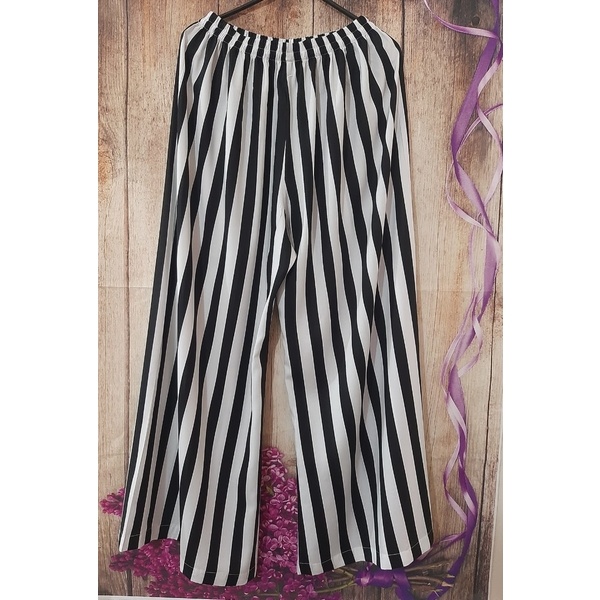 B&W Stripe Palazzo