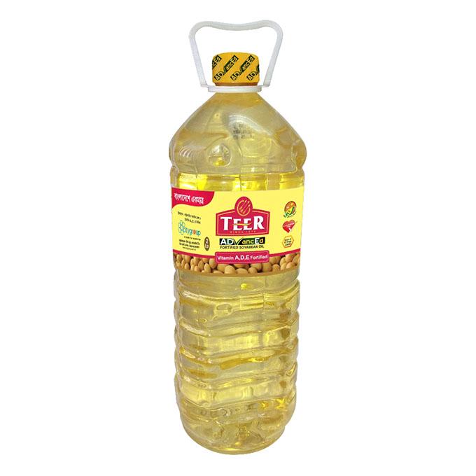 Teer Advanced Soybean Oil- Vitamin A, D, E Fortified Oil- Good For Heart, Excellent source of linoleic acid- 2 litre