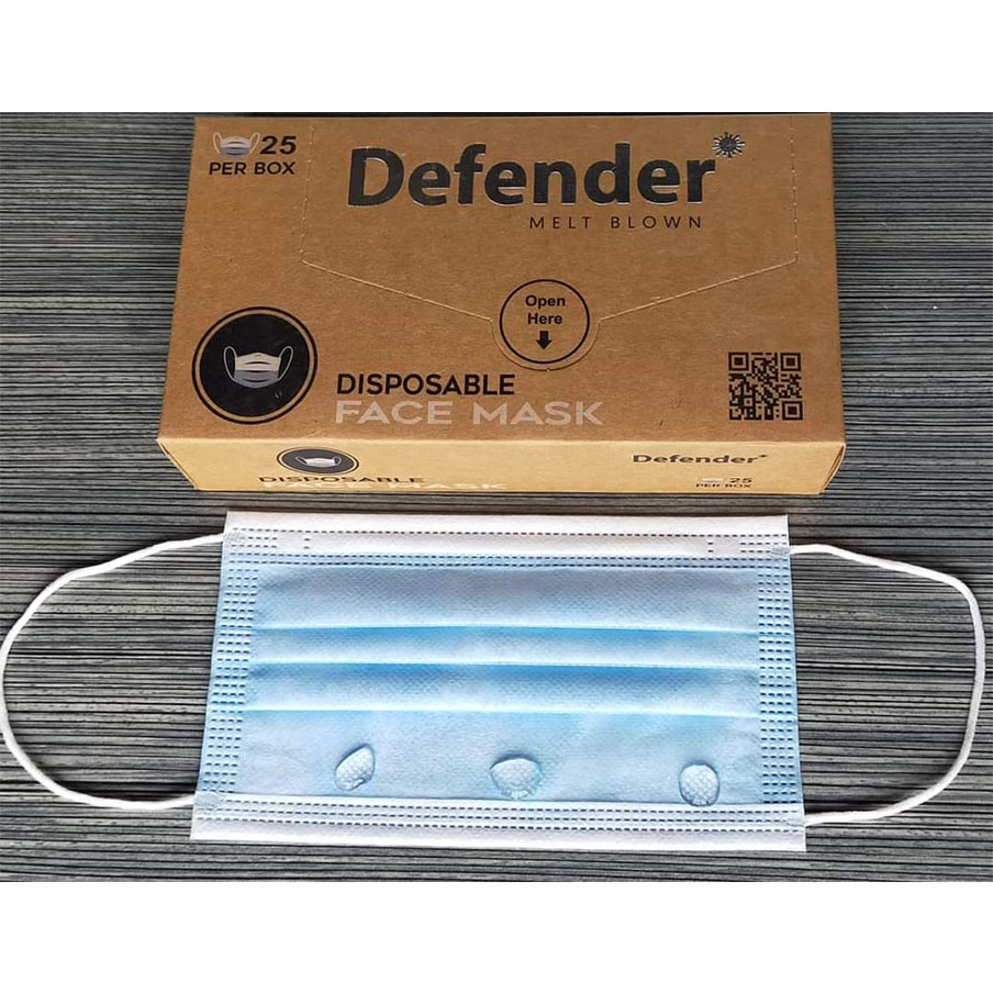 Clinical Mask– 25 Pieces Box, 3 Layer- Protects from dust - Perfect fitting