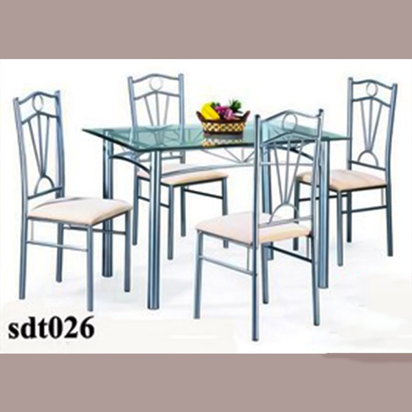 Modern High-Quality Steel Dining Table Model (026)