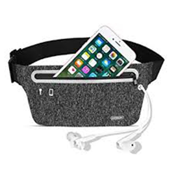 Digital Joyroom Adjustable Running Belt Waist Pack for Walking, Cycling, Gym (Black)CY210
