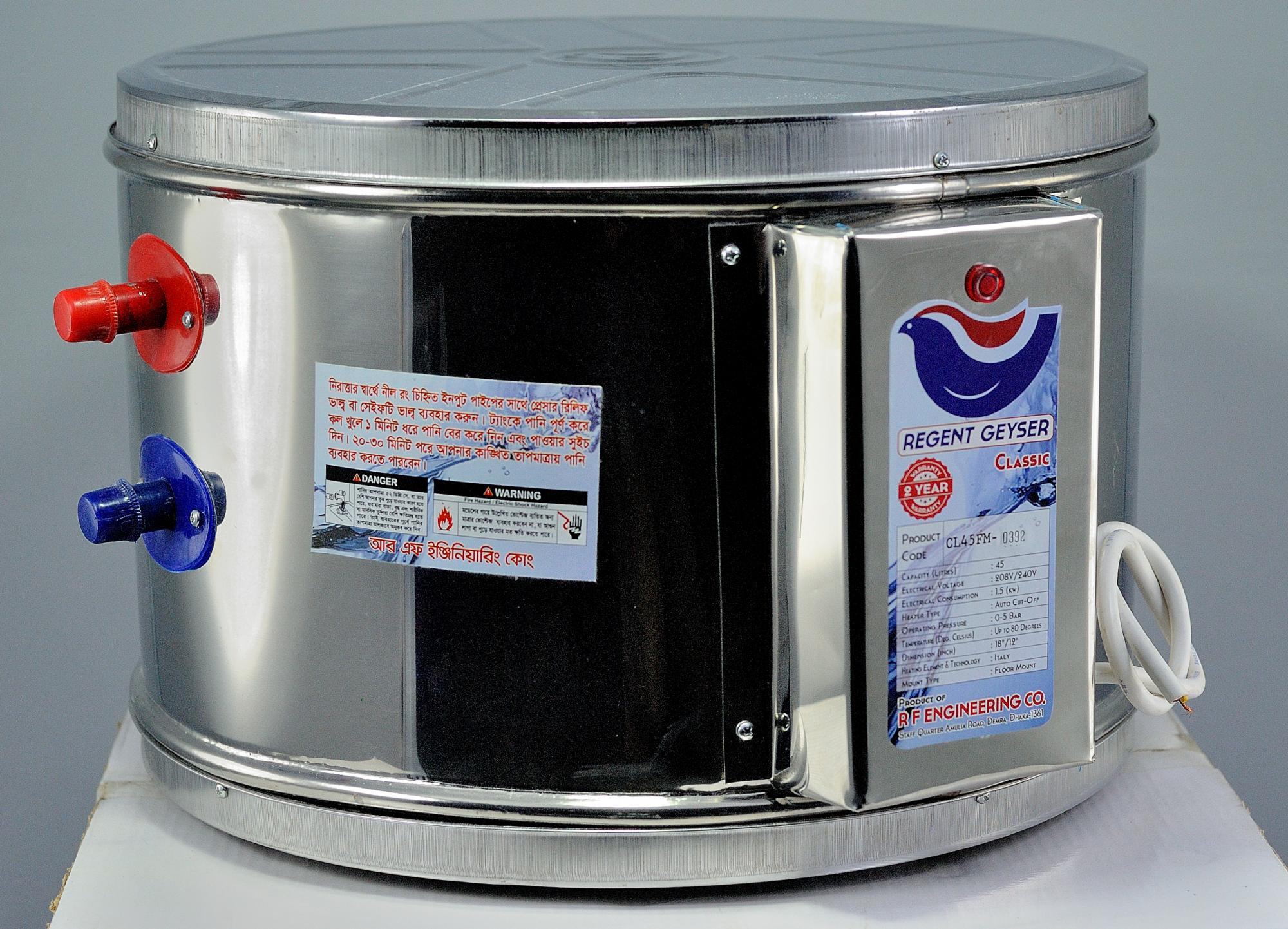 Regent Classic Geyser Electric Water Heater 30L Storage