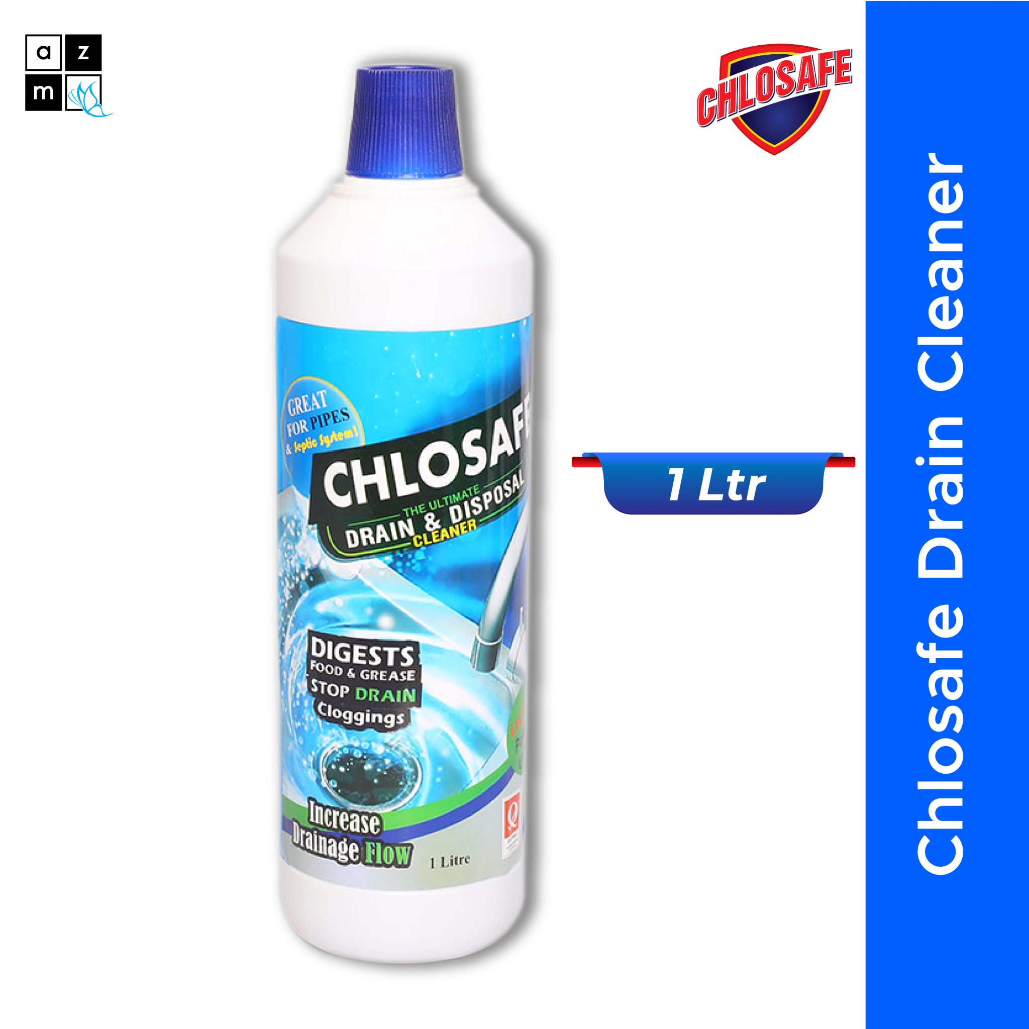 Chlosafe Drain Cleaner 1Ltr