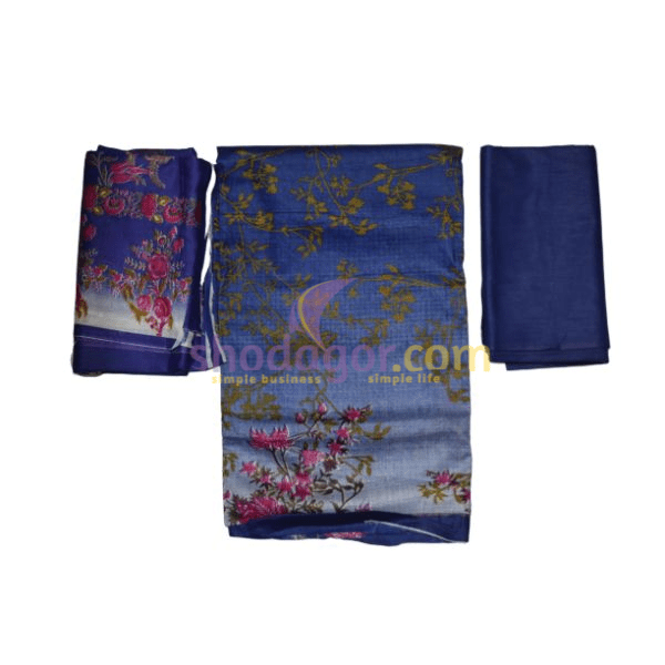 Wholesale 100% Cotton Digital Printed Ferdous Three Pieces for Girls