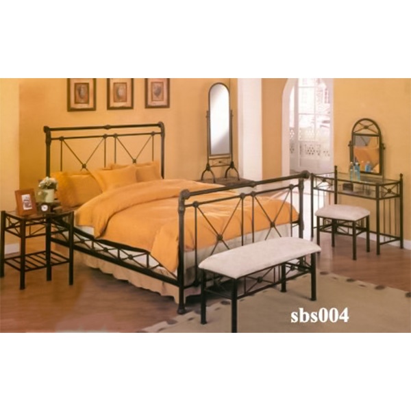 Modern Steel Bed Room Set Model (004)