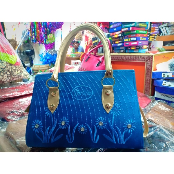 High Quality & Stylish Blue Color Women's Hand Bag