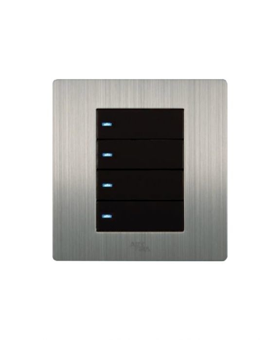 European Standard ART DNA A69 Series 16A 4 GANG Impress switch LED