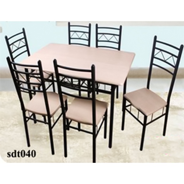 Modern High-Quality Steel Dining Table Model (040)