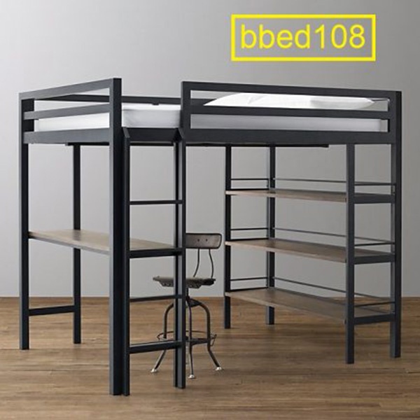 Modern Home Space Saving Steel Bunk Bed Bed Model (108)