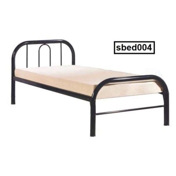 High-Quality Classic Design Single Steel Bed Model (004)