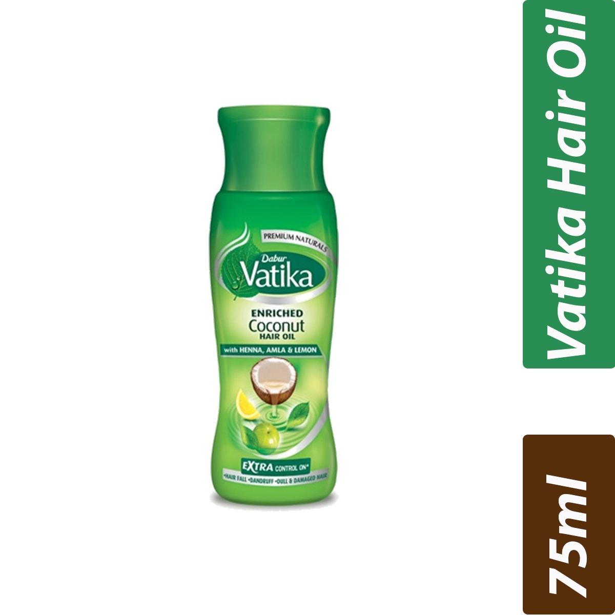 Dabur- Vatika Enriched Coconut Hair Oil- Per Case 96 Bottles- 75ml