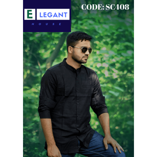 100% cotton Casual Full Sleeve Shirts (Ban Collar )